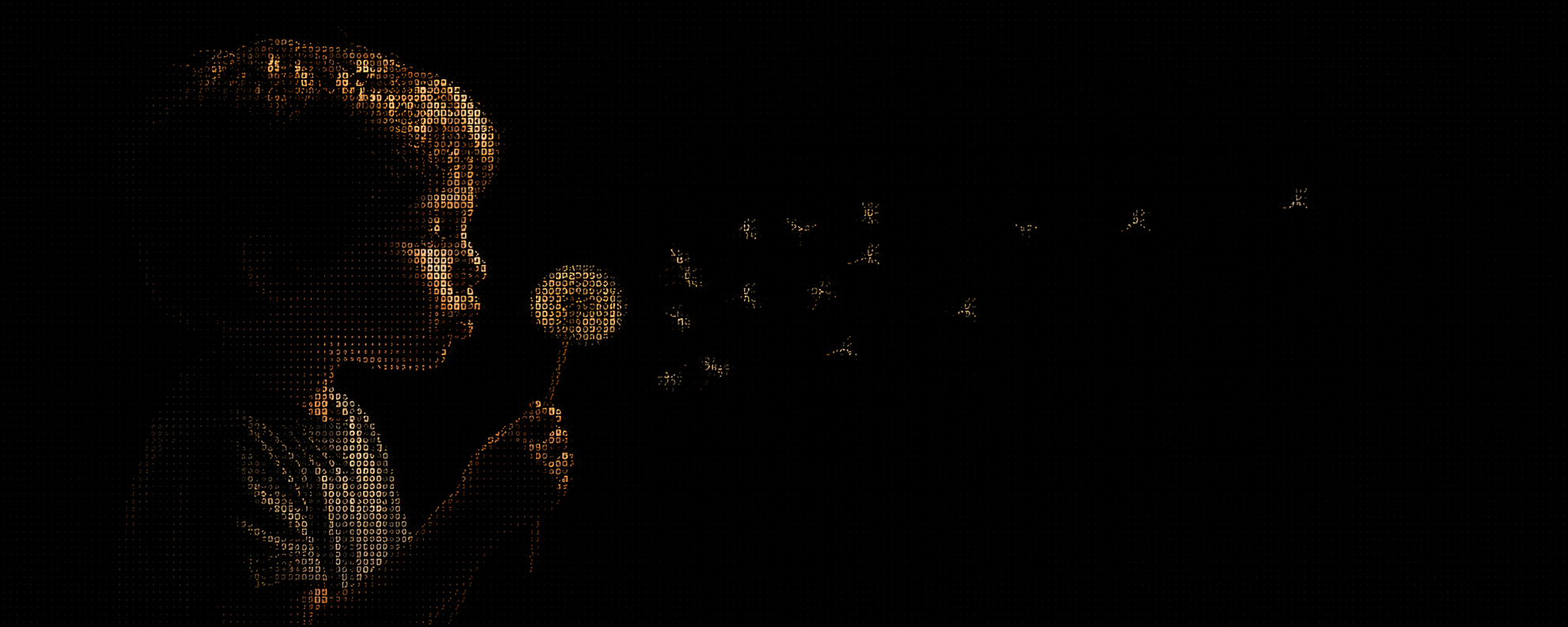 ASCII Art Portrait